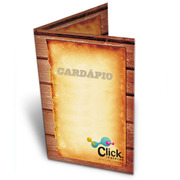 Cardapio-com-Laminacao-e-uma-dobra-<br>42x30-ABERTO-21-x-30-Frente-e-verso-coloridos-(4x4)-Supremo-DUO-250g